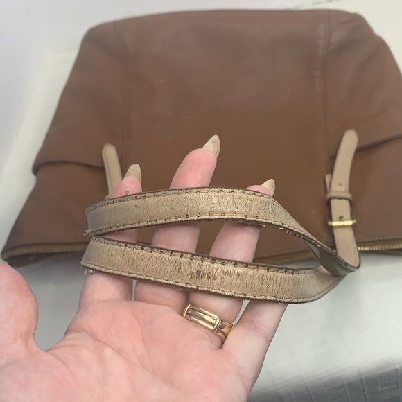 Michael Kors jet set tote in luggage brown/ buff - Picture 9 of 9